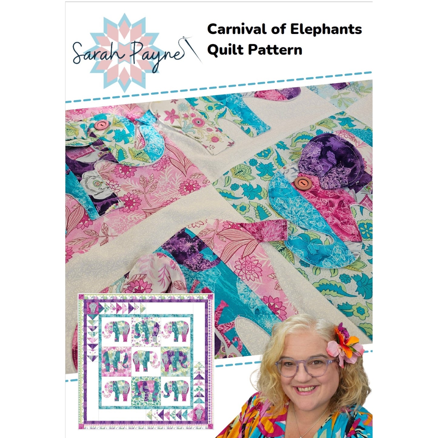 Sarah Payne Carnival of Elephants Quilting Pattern
