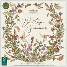 Craft Consortium Vintage Summer 12x12 Inch Premium Paper Pad by Olena Kovalova
