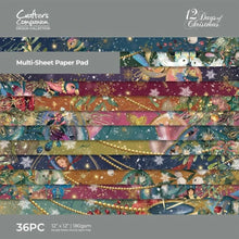 Crafters Companion 12 Days of Christmas 12" x 12" Multi-Sheet Paper Pad