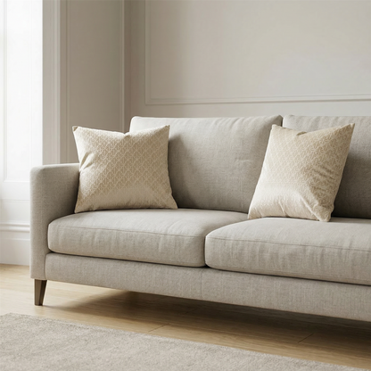 Luxury Living Temple Cushions 18" x 18" (2 Pack) | Soft Filled Cushions with Removable Covers