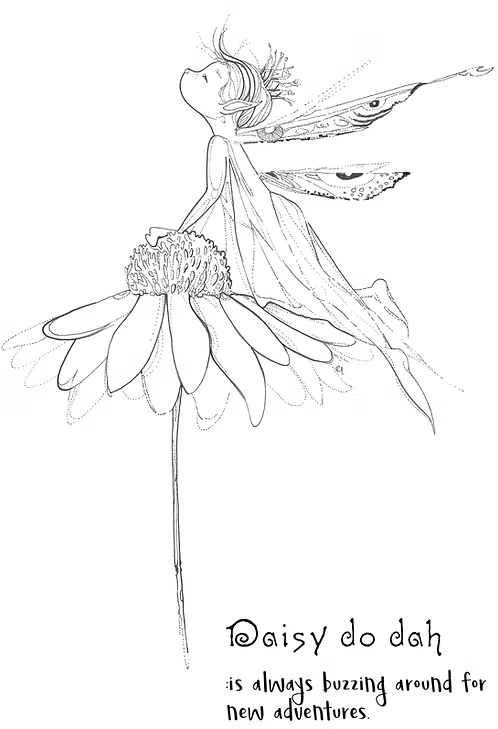 Stampanory Daisy Do Dah  A6 Faeries Stamp Set