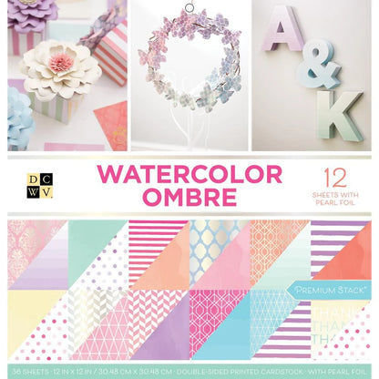 DCWV Double-Sided 12" x 12" Cardstock Stack - 36 Sheets