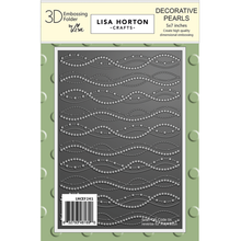 Lisa Horton Crafts Decorative Pearls 5" x 7" 3D Embossing Folder