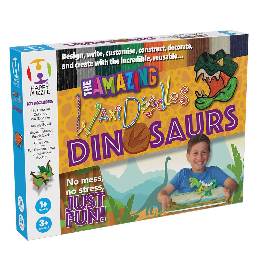 The Happy Puzzle Company The Amazing Waxidoodles Dinosaurs