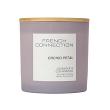 French Connection Pastel Range Orchid Petal (Lavender and Cedarwood) 4-Wick Candle 1.46kg