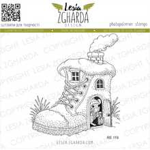 Lesia Zgharda Fairy Tale Shoe Cottage Stamp (Extended Delivery)