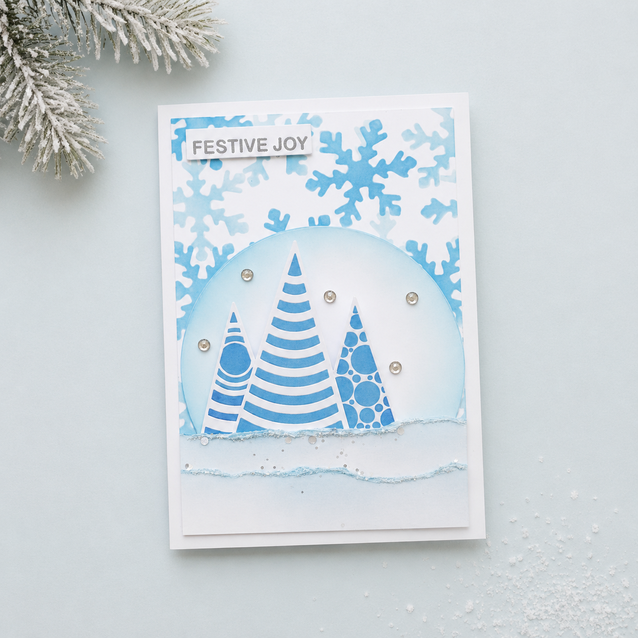 Spellbinders x Lisa Horton Crafts Infinity Trees Stamp & Die Set