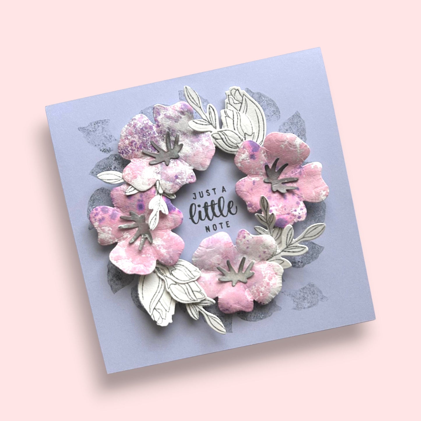 Lisa Horton Crafts Floral Wishes 5" x 7" 3D Embossing Folder