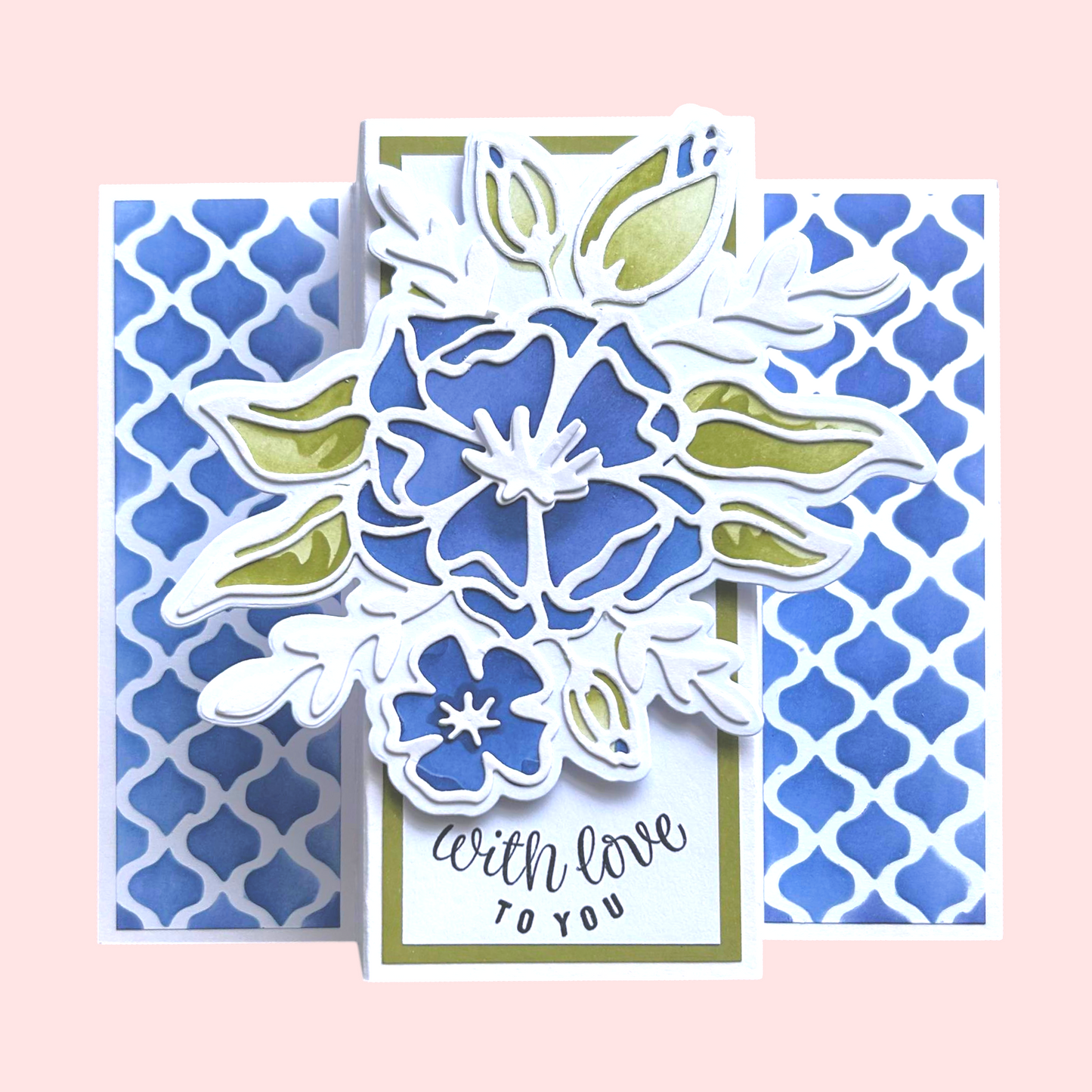 Lisa Horton Crafts Floral Wishes 5" x 7" Layering Stencil - 7 Layers