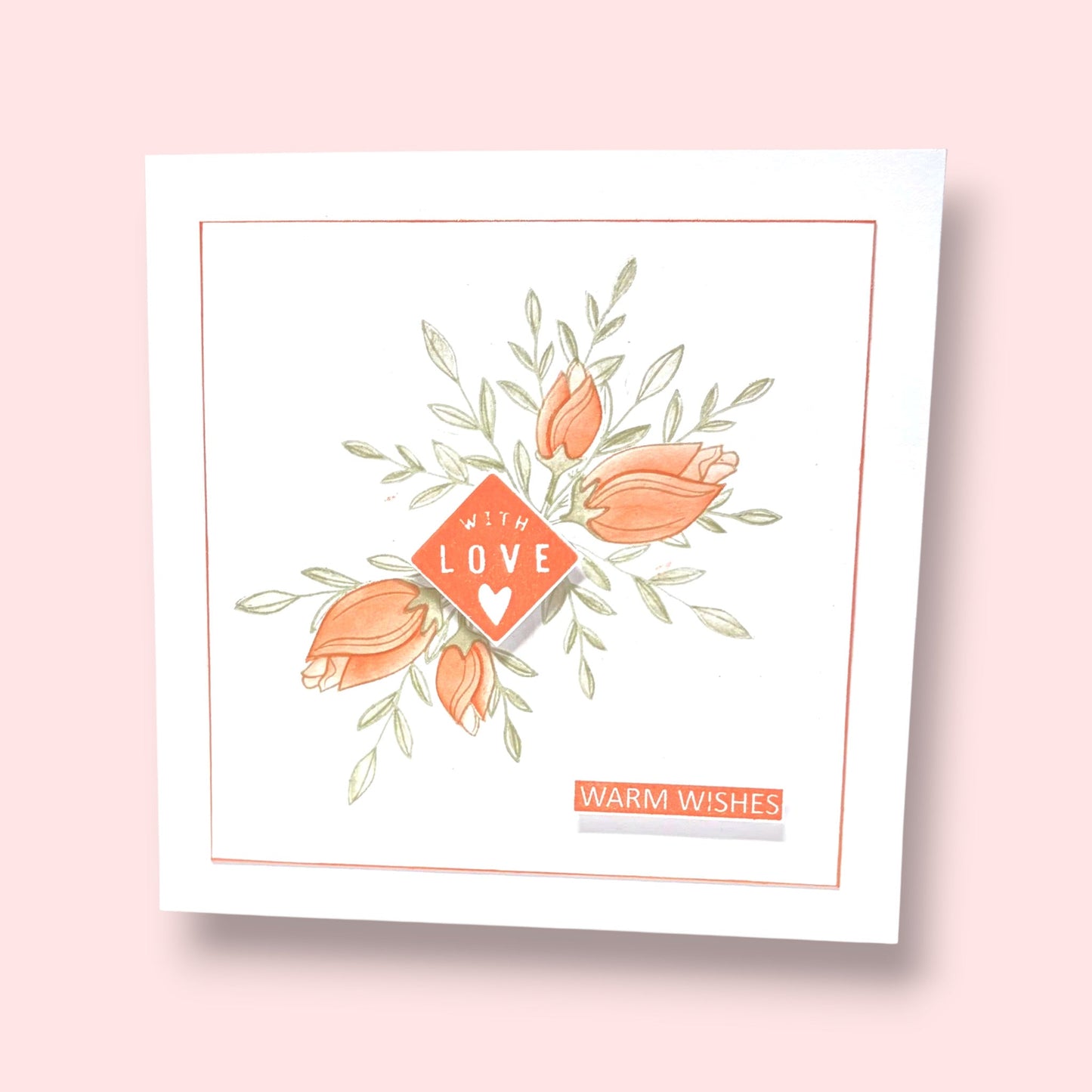 Lisa Horton Crafts Floral Wishes 5" x 7" 3D Embossing Folder
