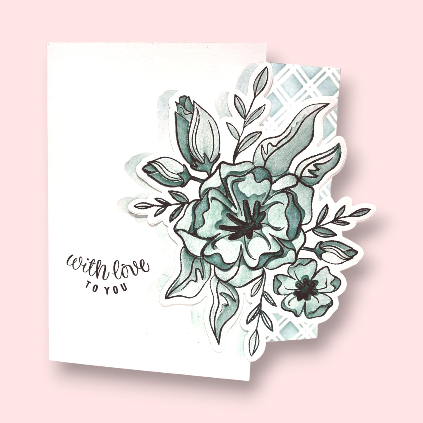 Lisa Horton Crafts Floral Wishes 5" x 7" 3D Embossing Folder