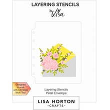 Lisa Horton Crafts Floribunda Petal Envelope A6 Layering Stencils