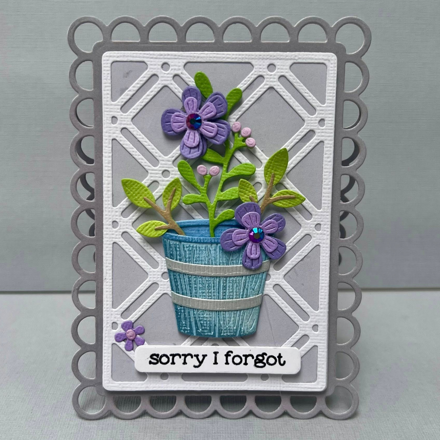Spellbinders Garden Planter Dies from the Summertime Collection by Lisa Horton