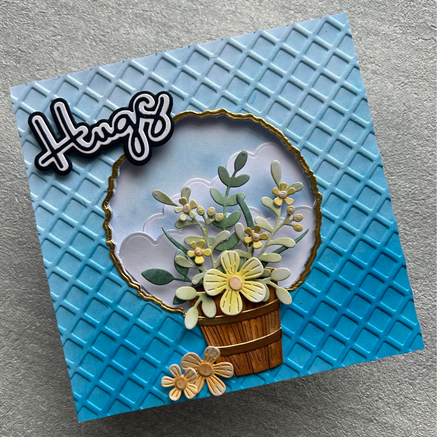 Spellbinders Garden Planter Dies from the Summertime Collection by Lisa Horton