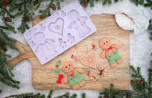 Karen Davies Sugarcraft Gingerbread Cookie Silicone Mould