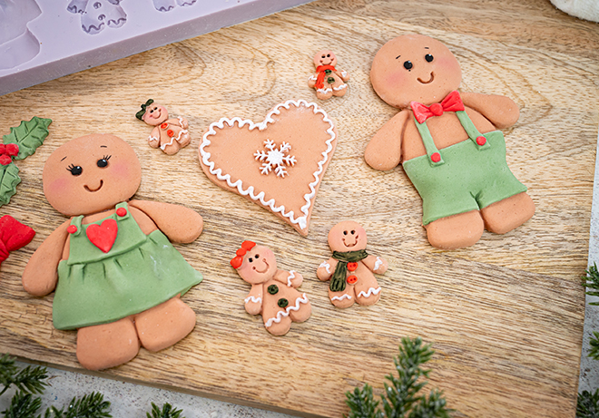 Karen Davies Sugarcraft Gingerbread Cookie Silicone Mould