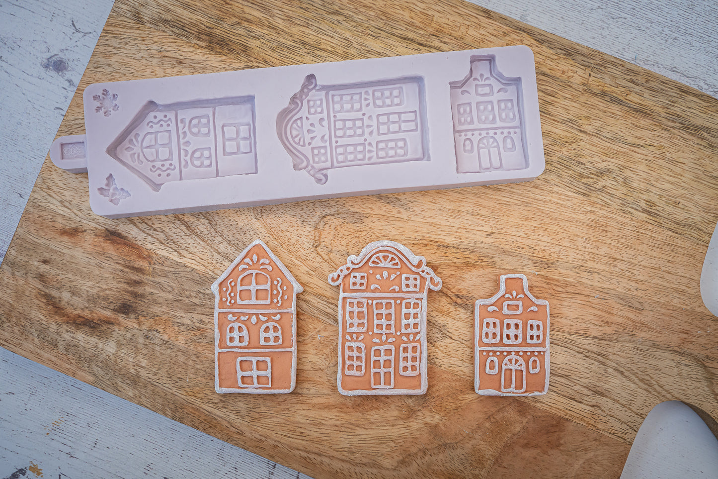 Karen Davies Sugarcraft Gingerbread Houses Silicone Mould