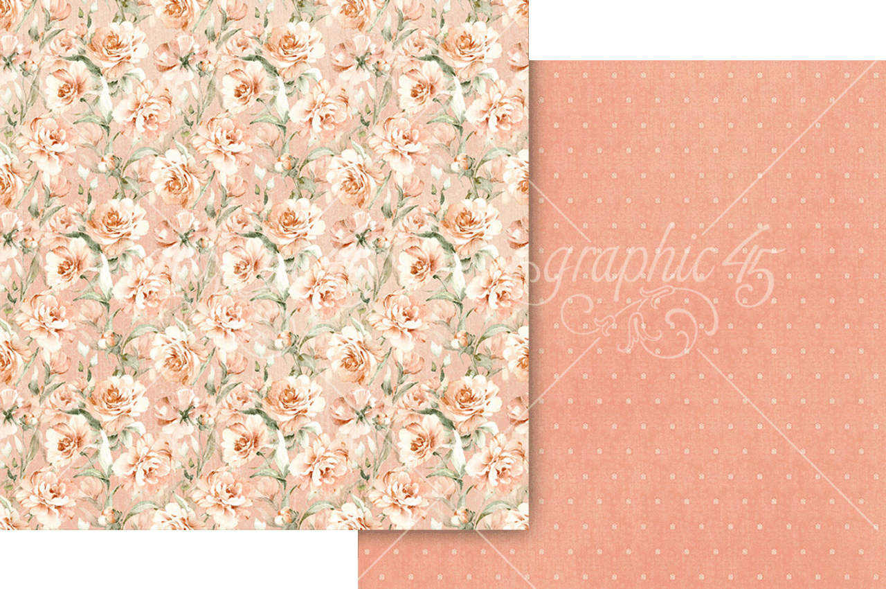 Graphic 45 Always & Forever 12" x 12" Collection Pack - 24 Double Sided Sheets