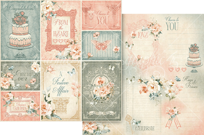 Graphic 45 Always & Forever 12" x 12" Collection Pack - 24 Double Sided Sheets