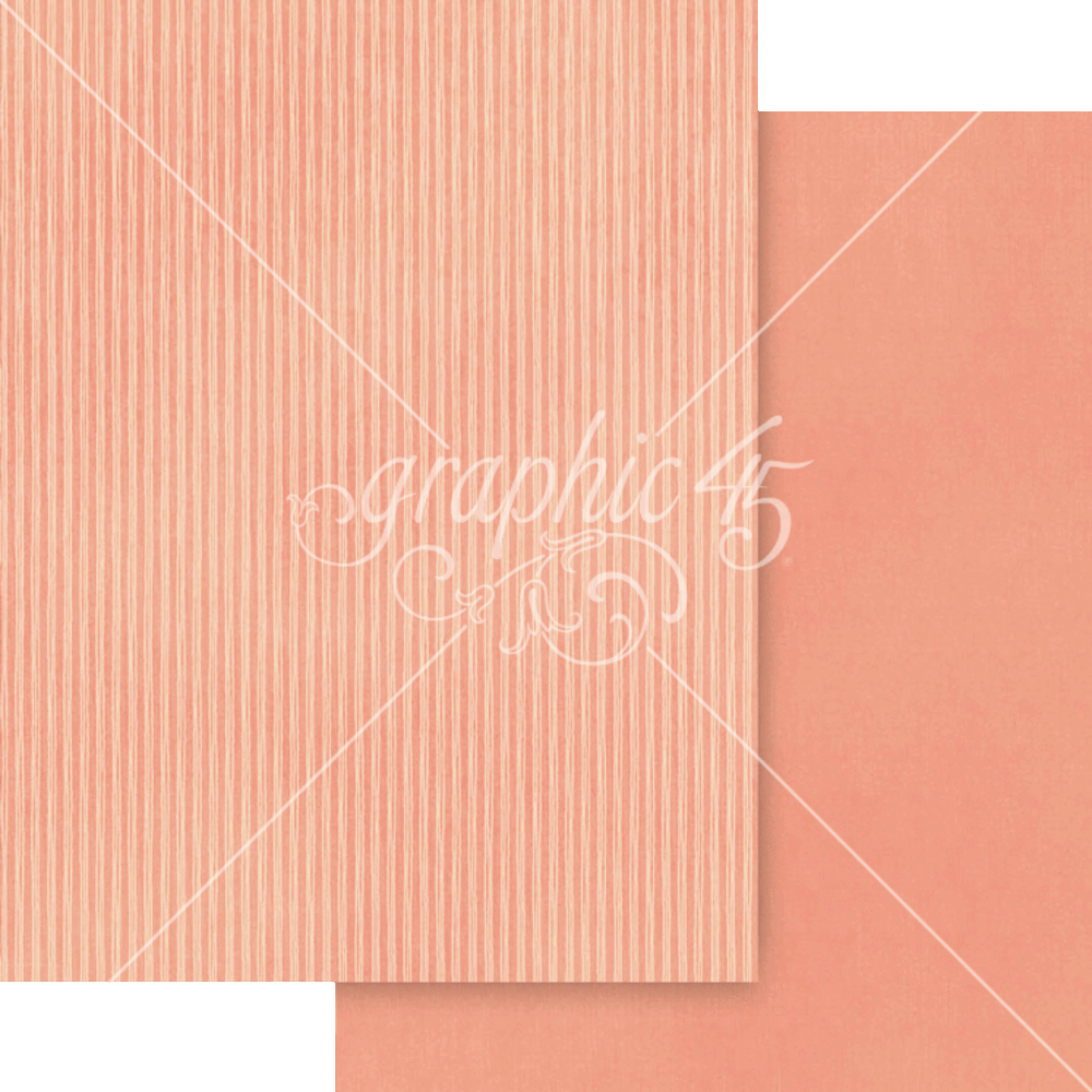Graphic 45 Always & Forever 8.5" x 11" Patterns & Solids Pack - 16 Double Sided Sheets