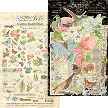 Graphic 45 Botanical Tea Keepsake Kit with Exclusive Metal Die-Set