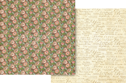 Graphic 45 Botanical Tea Keepsake Kit with Exclusive Metal Die-Set