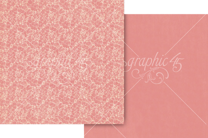Graphic 45 Botanical Tea Keepsake Kit with Exclusive Metal Die-Set
