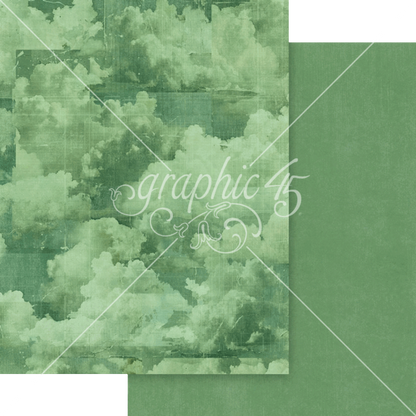Graphic 45 Journaling Through Time 8.5" x 11" Patterns and Solids Pack - 16 Double Sided Sheets