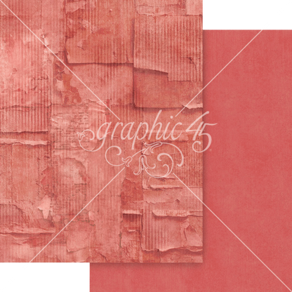 Graphic 45 Journaling Through Time 8.5" x 11" Patterns and Solids Pack - 16 Double Sided Sheets