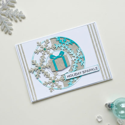 Spellbinders x Lisa Horton Crafts Snowflake Wreath Dies