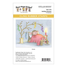 House Mouse  Holiday Dreams Cling Rubber Stamp Set - Holiday Dreams