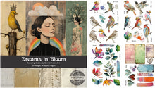 Funky Fossil Dreams in Bloom Paper Pad with Artful Petals & Wings Rub Ons