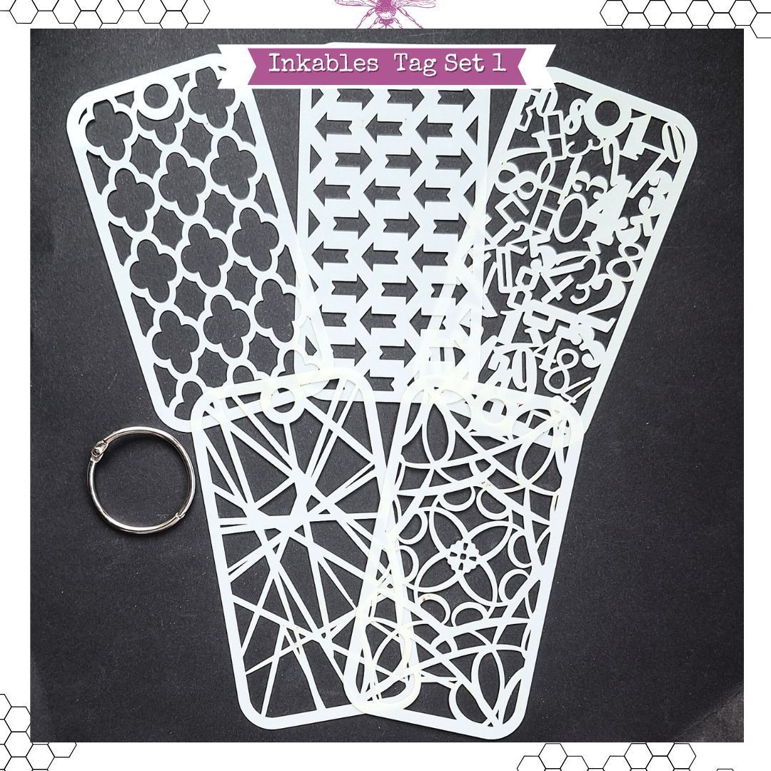 Bee Crafty Inkables Tag Set #1
