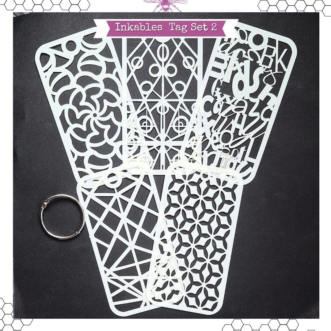 Bee Crafty Inkables Tag Set #2