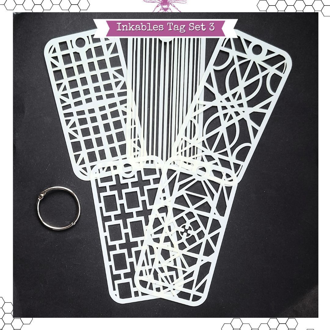 Bee Crafty Inkables Tag Set #3