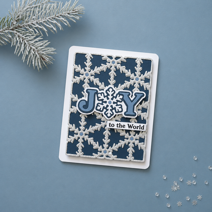 Spellbinders x Lisa Horton Crafts Snowflake Background Dies