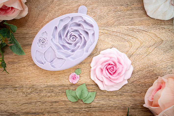 Karen Davies Sugarcraft Large Rose Silicone Mould