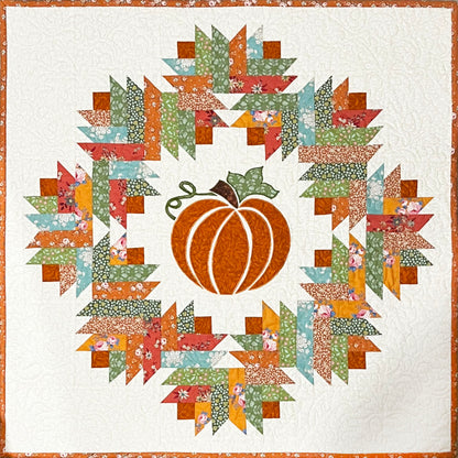 Quilter's Trading Post Log Cabin Wreath Quilt Pattern