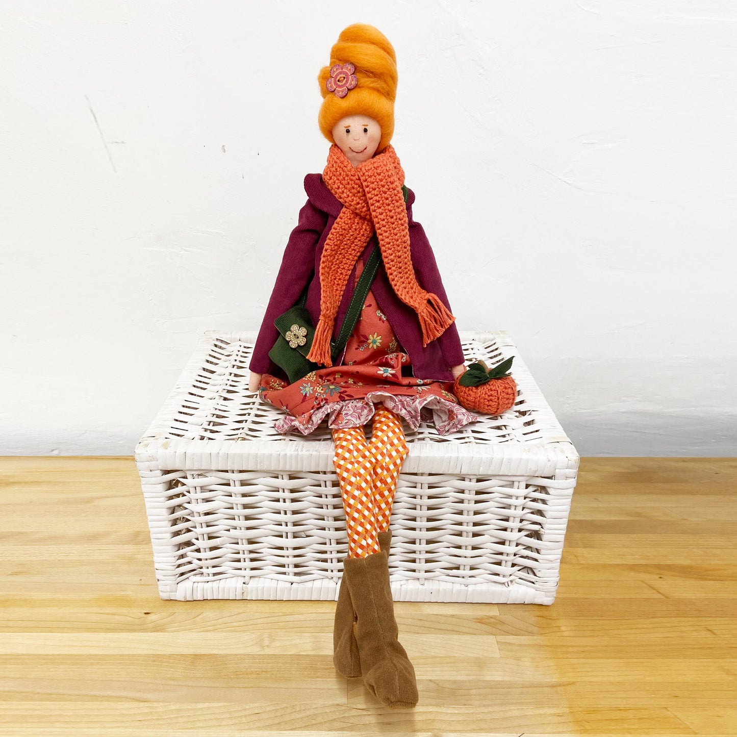 Quilter's Trading Post Pumpkin Spice Lottie Doll Pattern