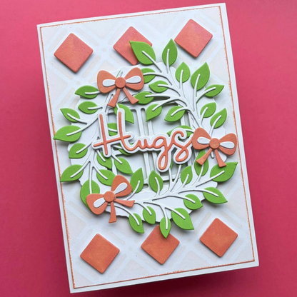 Spellbinders Loves and Hugs Sentiments Stamps and Dies from the Summertime Collection by Lisa Horton