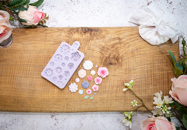 Karen Davies Sugarcraft Miniature Flowers Silicone Mould