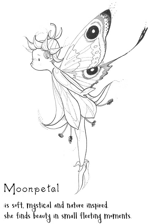 Stampanory Moon Petal A6 Faeries Stamp Set