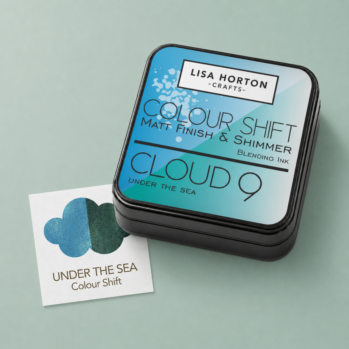 Lisa Horton Crafts Cloud 9 Matt Blending Colour Shift Ink Pad - Under The Sea