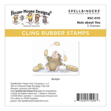 House Mouse Party Parade Cling Stamp - Nuts about You 
