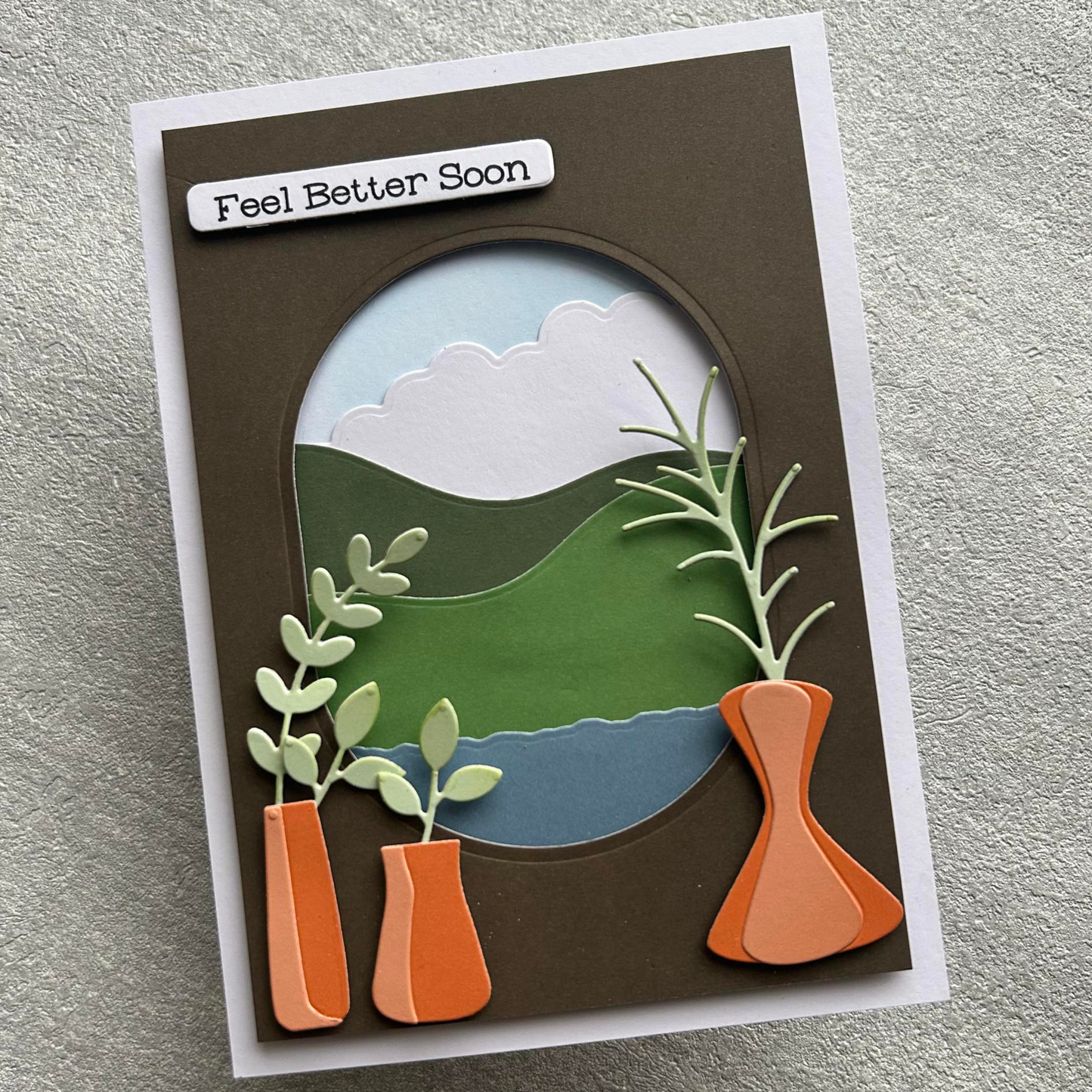 Spellbinders Open Lace Frame and Landscape Dies from the Summertime Collection by Lisa Horton