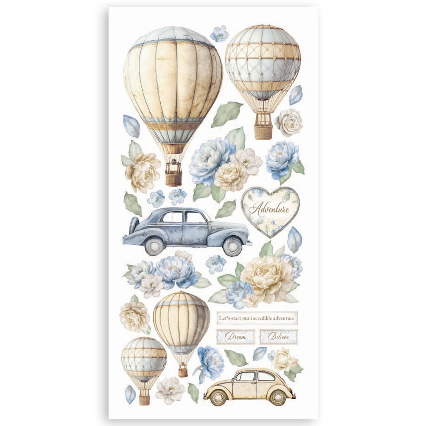 Stamperia Timeless Paper Cut Outs