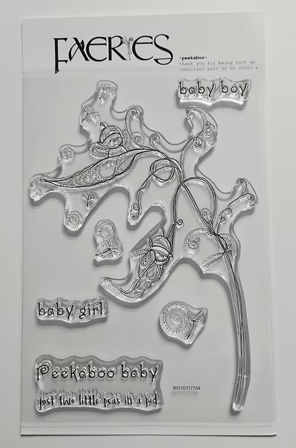 Stampanory Peekaboo Babies - 7 Stamp Set - A6 Stamp