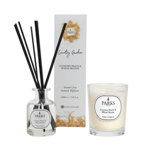 Parks London Country Peach and White Woods 180g Candle & 100ml Diffuser