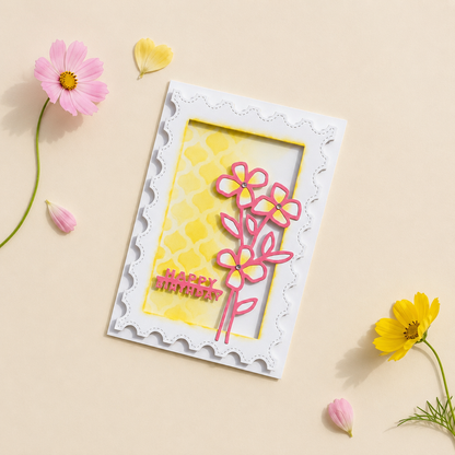 Lisa Horton Crafts More Scribbled Flowers Die Set – 6 Dies