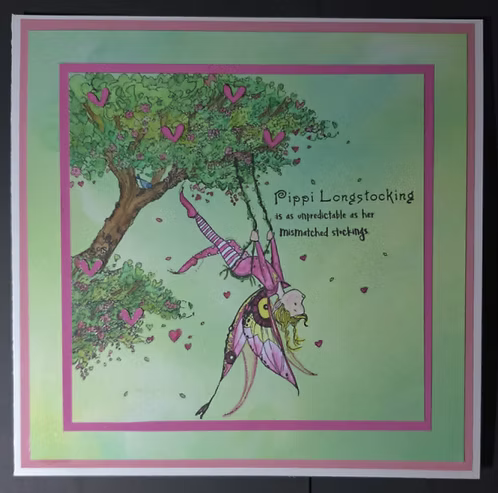Stampanory Pippi Longstockings  A6 Faeries Stamp Set